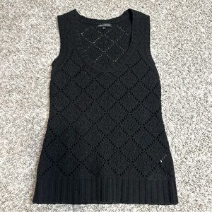Express Black Sweater Vest Medium